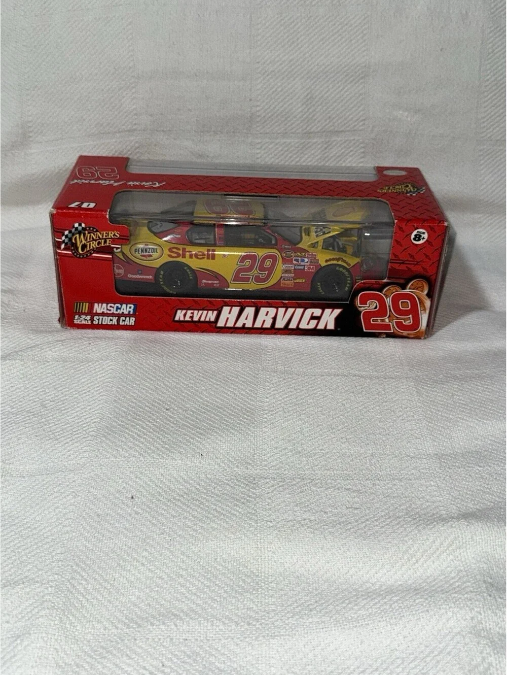 🔥 2007 KEVIN HARVICK SHELL PENNZOIL # 29 OPEN HOOD IN DISPLAY CASE 🔥